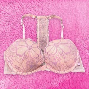 Victoria’s Secret Blush Pink Floral Bra